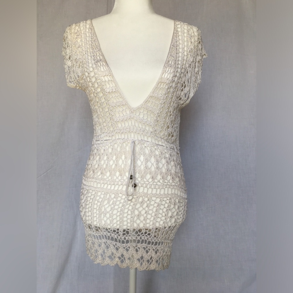 Vintage Crochet Knit Top by White House Black Market